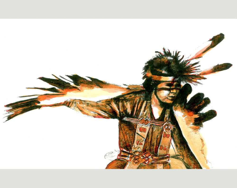 1000x794 Soaring Eagle Native American Indian Eagle Ritual Dancer