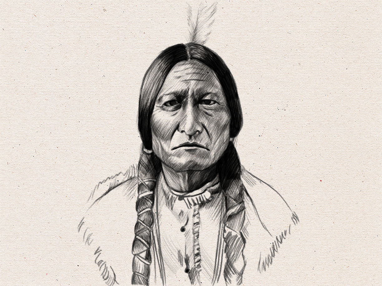 1224x918 How To Draw A Native American Face 9 Steps (With Pictures)