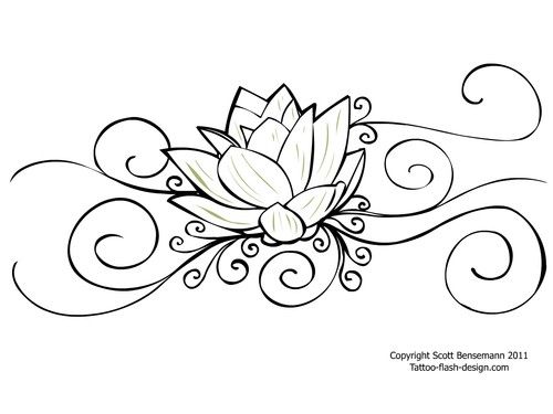 500x375 Lotus Tattoo This One Could Almost Be Added Onto My Shoulder