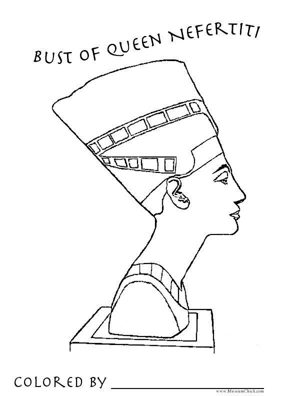 612x792 Bust Of Queen Nefertiti Queen Nefertiti