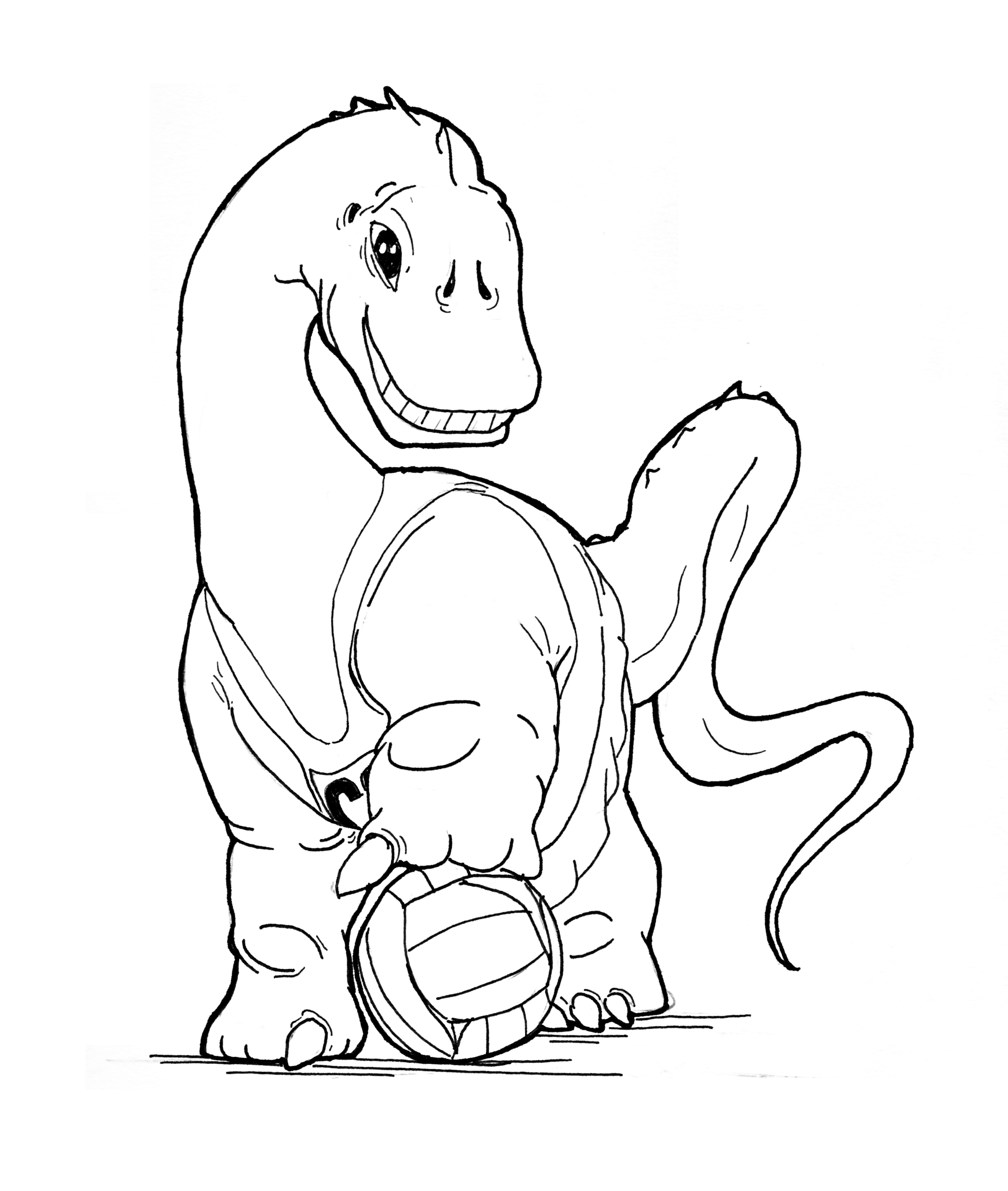 2220x2623 Cana Saurus Desksketch