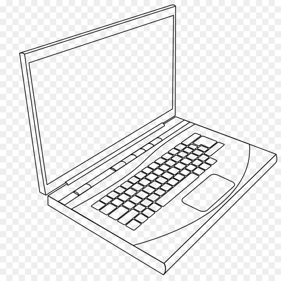 900x900 Laptop Drawing Line Art Clip Art