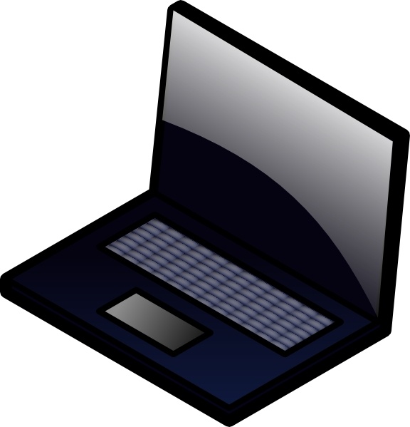 576x599 Laptop Clipart Netbook