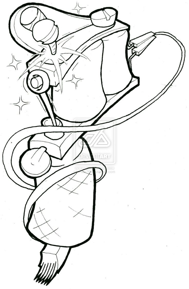 736x1123 New School Tattoo Drawings Black And White