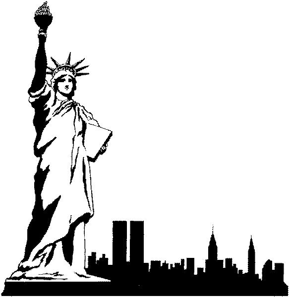 583x600 Collection Of New York City Cartoon Drawing High Quality