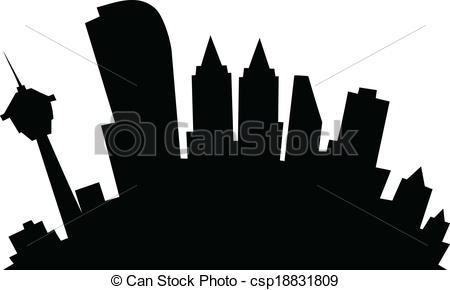 450x290 Drawn Skyline Clipart