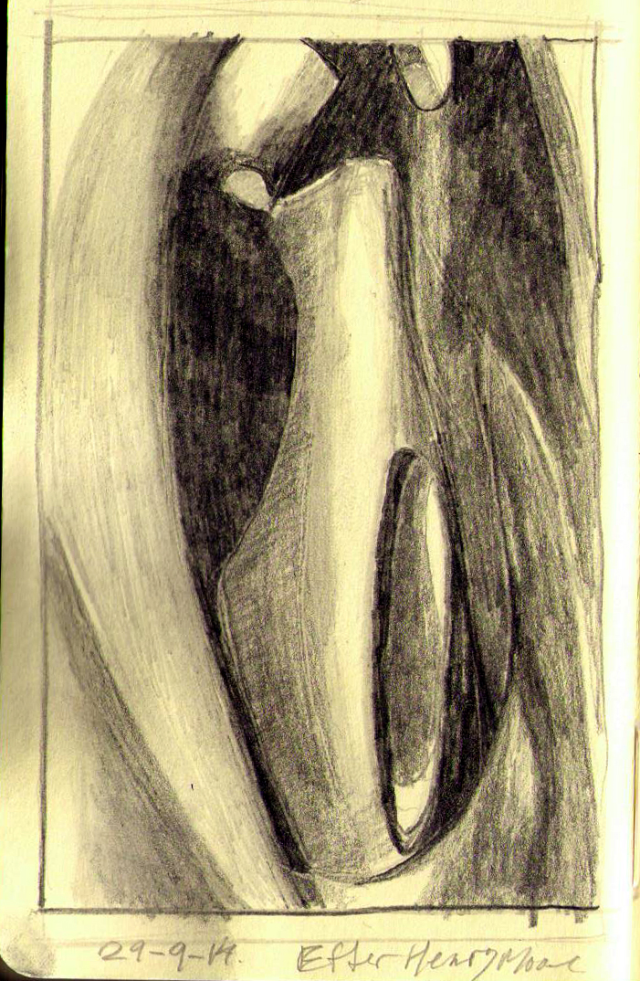 701x1074 Study Of Photo Of Sculpture By Henry Moore By Nexus By Me