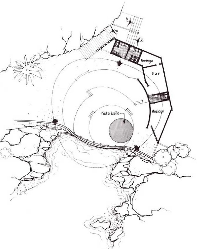 669x847 Plano De Planta, Club Nocturno La Jacaranda En Presidente