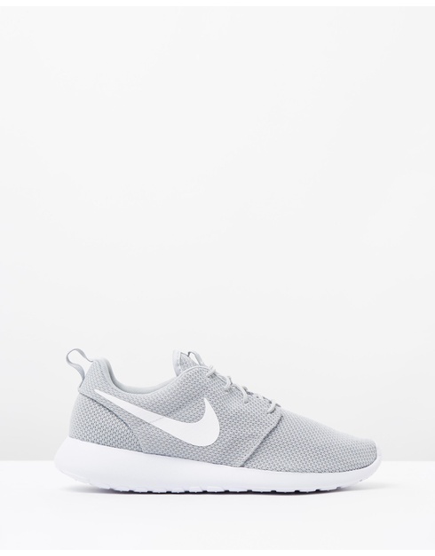 490x627 Wolf Grey White Nike Roshe Run Sneakers Mens Amp Nike 2017