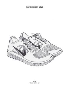 236x305 Collection Of Nike Running Shoes Drawing High Quality, Free