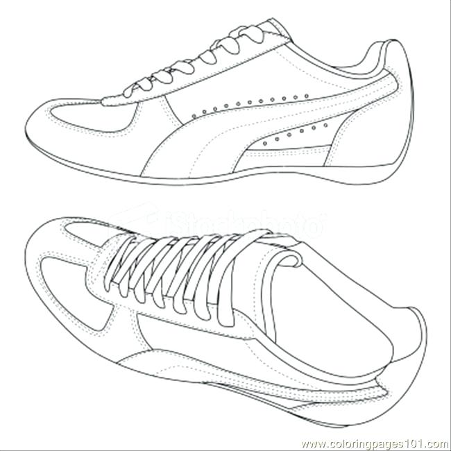 650x650 Running Shoes Coloring Pages Shoes Coloring Page Nike Running
