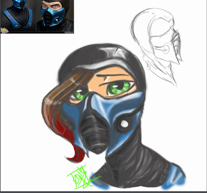 722x674 Subzero Ninja Mask By Zoviasete