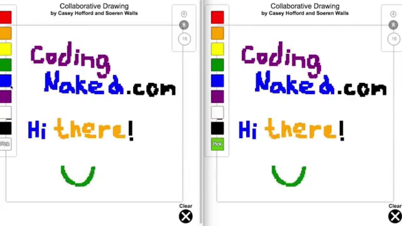 1280x720 Collaborative Canvas Node.js Application (Demo)