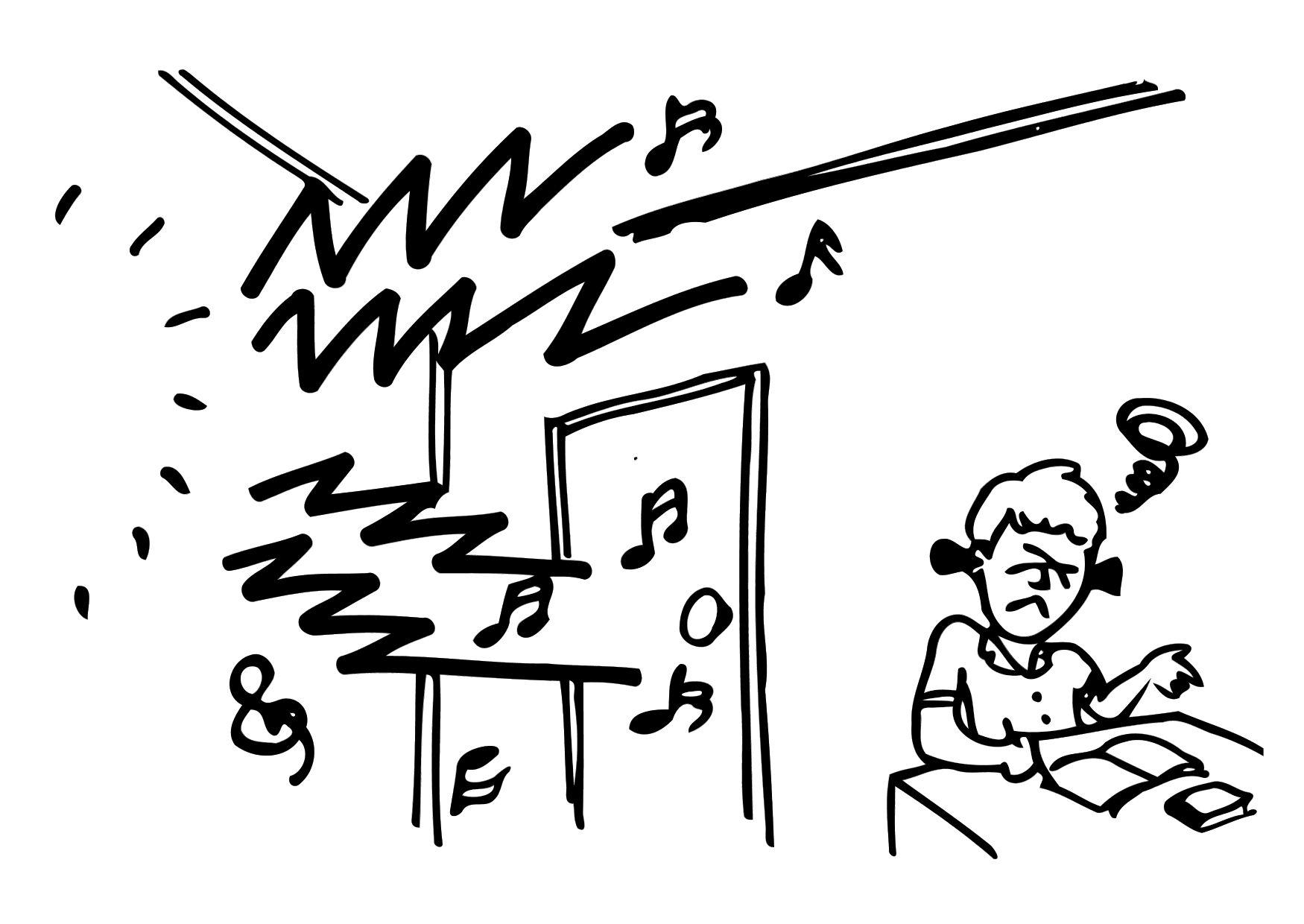 1750x1240 Coloring Page Noise, Study