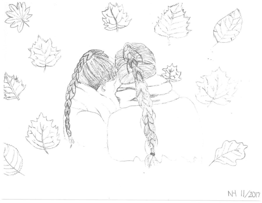 900x696 Drawing Autumn Friends Satellite