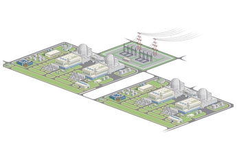 345x223 Drawing Of The Completed Barakah Nuclear Power Plant