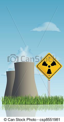249x470 Nuclear Power Plant Vector Clip Art