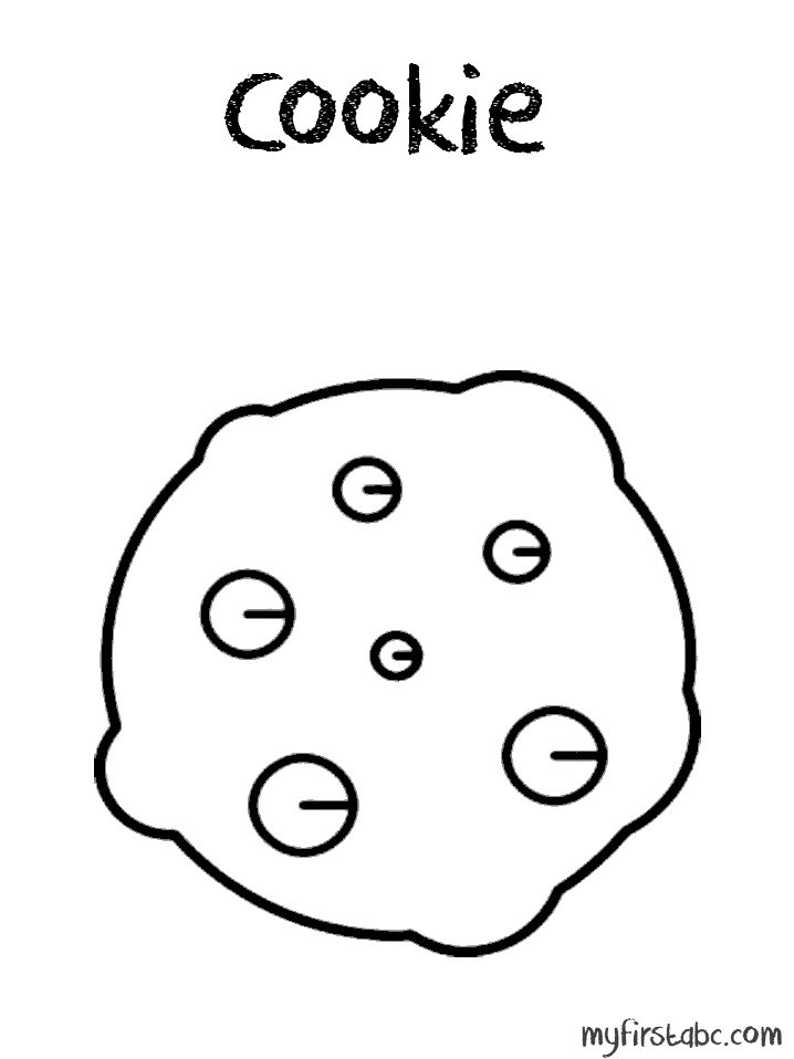 718x958 Delicious Oatmeal Cookies Coloring Page