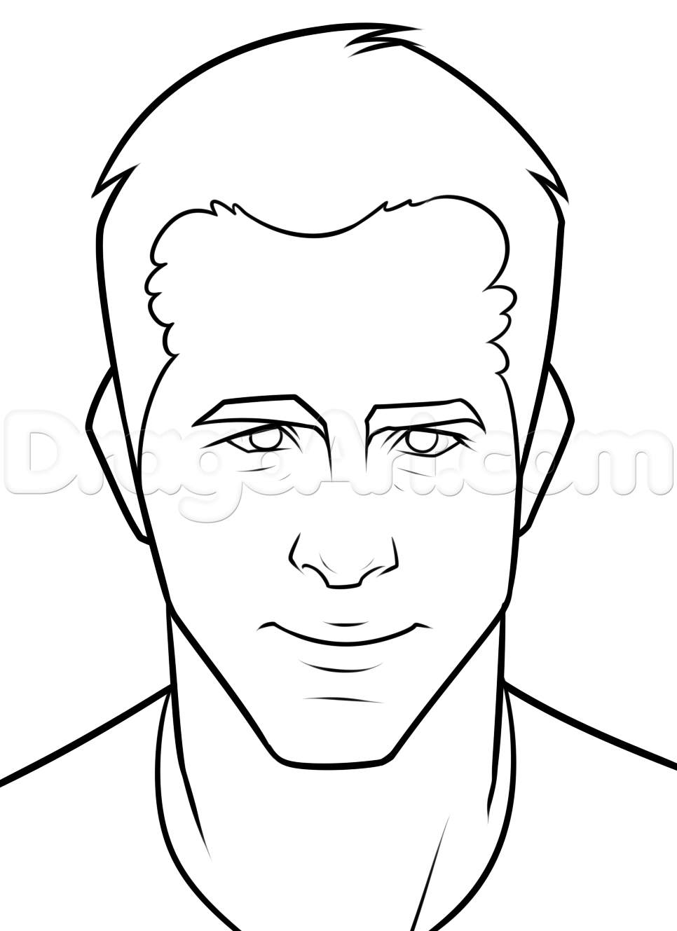966x1329 Face Portrait Drawing Tutorial Ryan Reynolds Drawing Tutorial