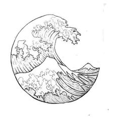 236x236 Collection Of Tumblr Ocean Drawing High Quality, Free