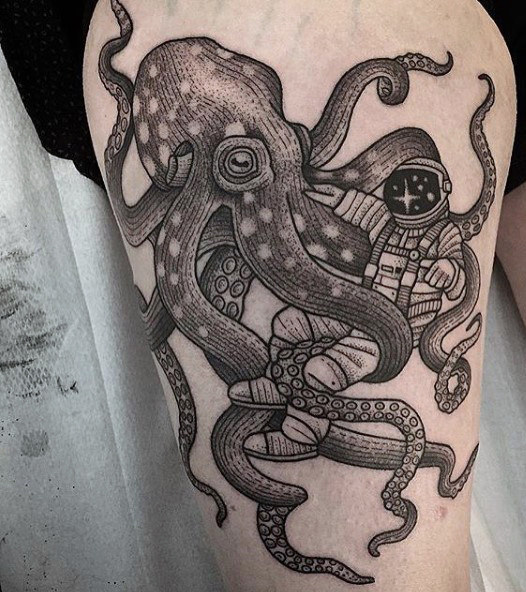 526x592 60 Octopus Tattoo Designs For Men