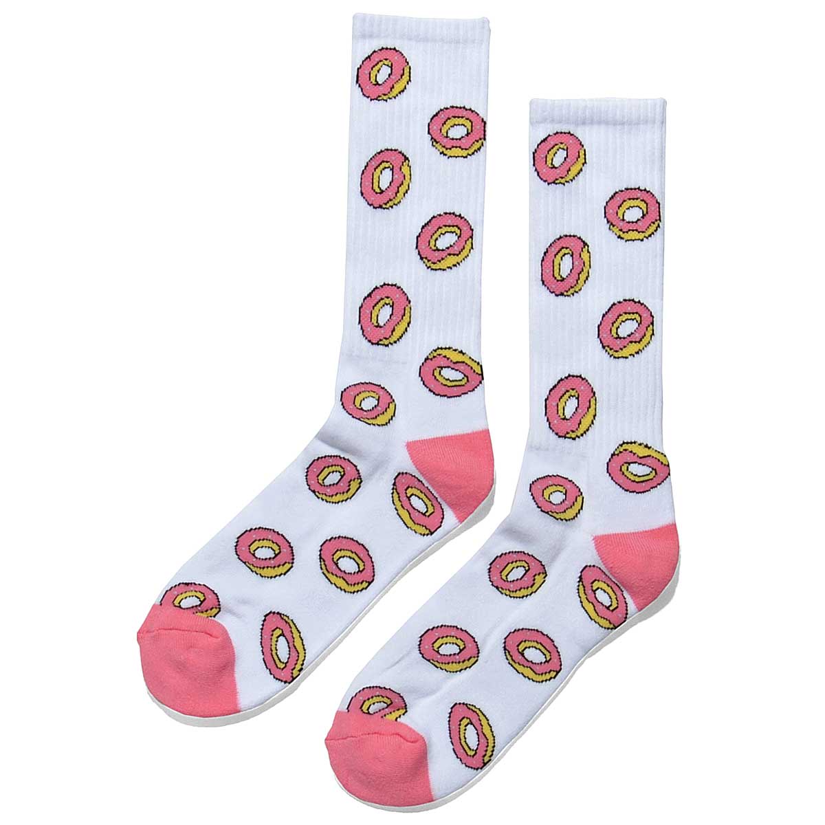1200x1200 Odd Future Single Donut All Over Sock White Bei