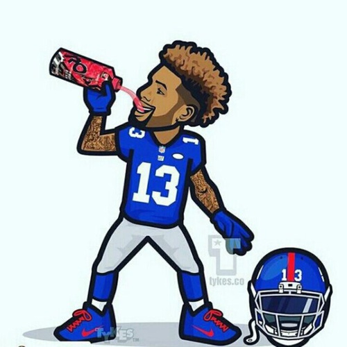 500x500 Image About Odell Beckham Jr In Art By The Official Chocolate Brat