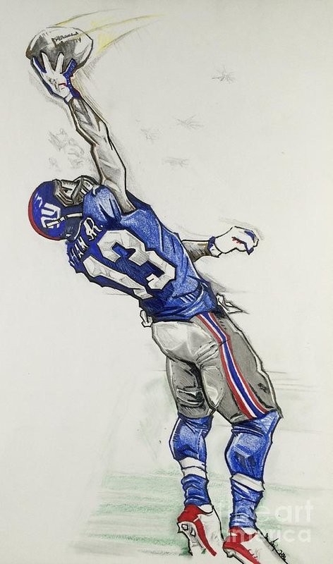 472x800 Odell Beckham Jr The Catch Poster By Gregory Taylor