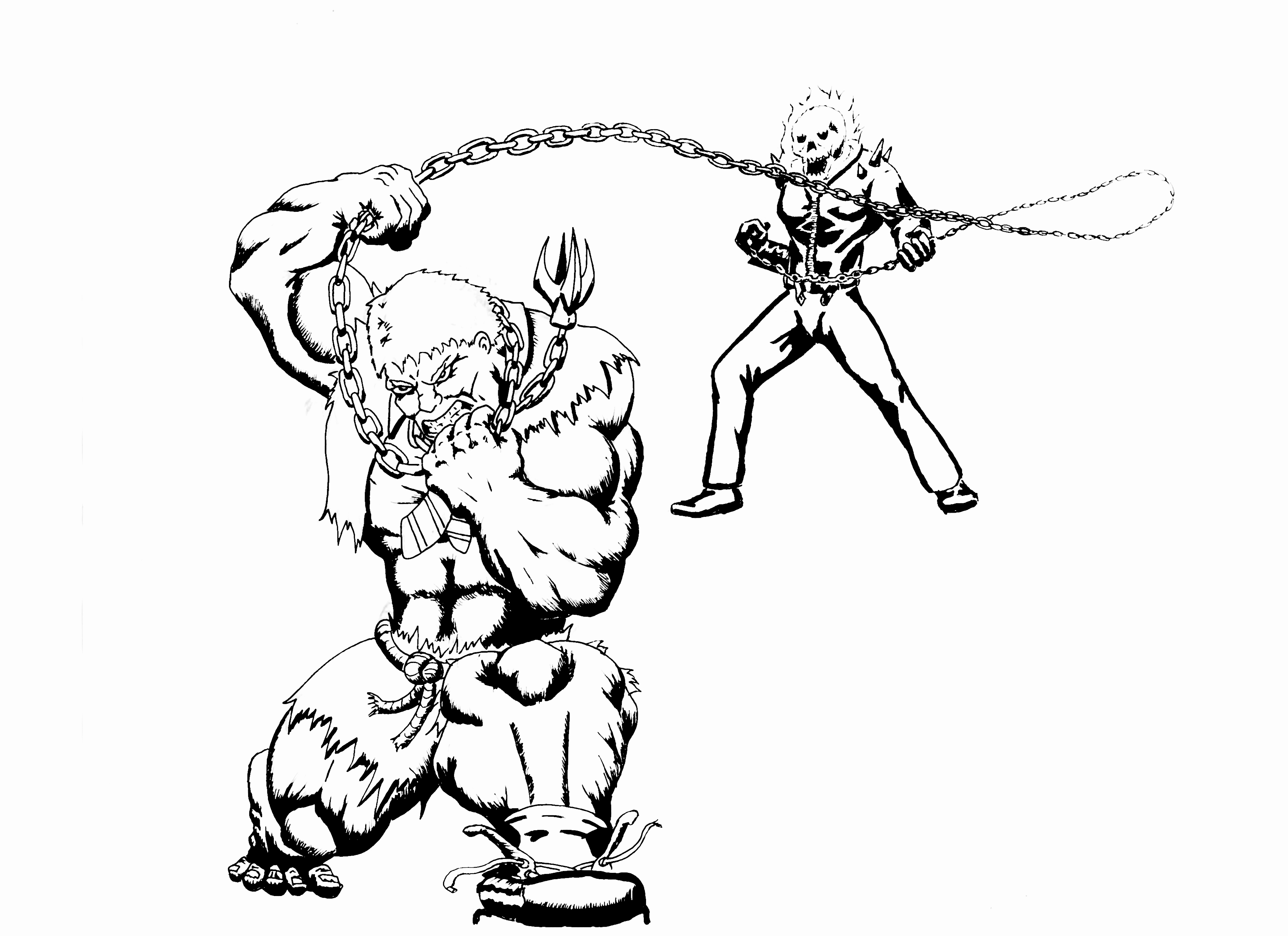 3509x2550 Odell Beckham Jr Coloring Page Fresh Free Printable Ghost Rider