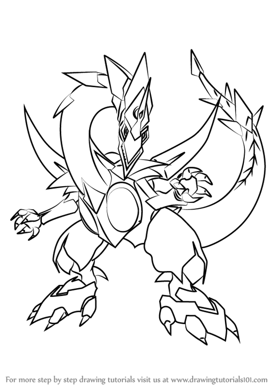 567x800 Learn How To Draw Odd Eyes Dragon From Yu Gi Oh! Official Card