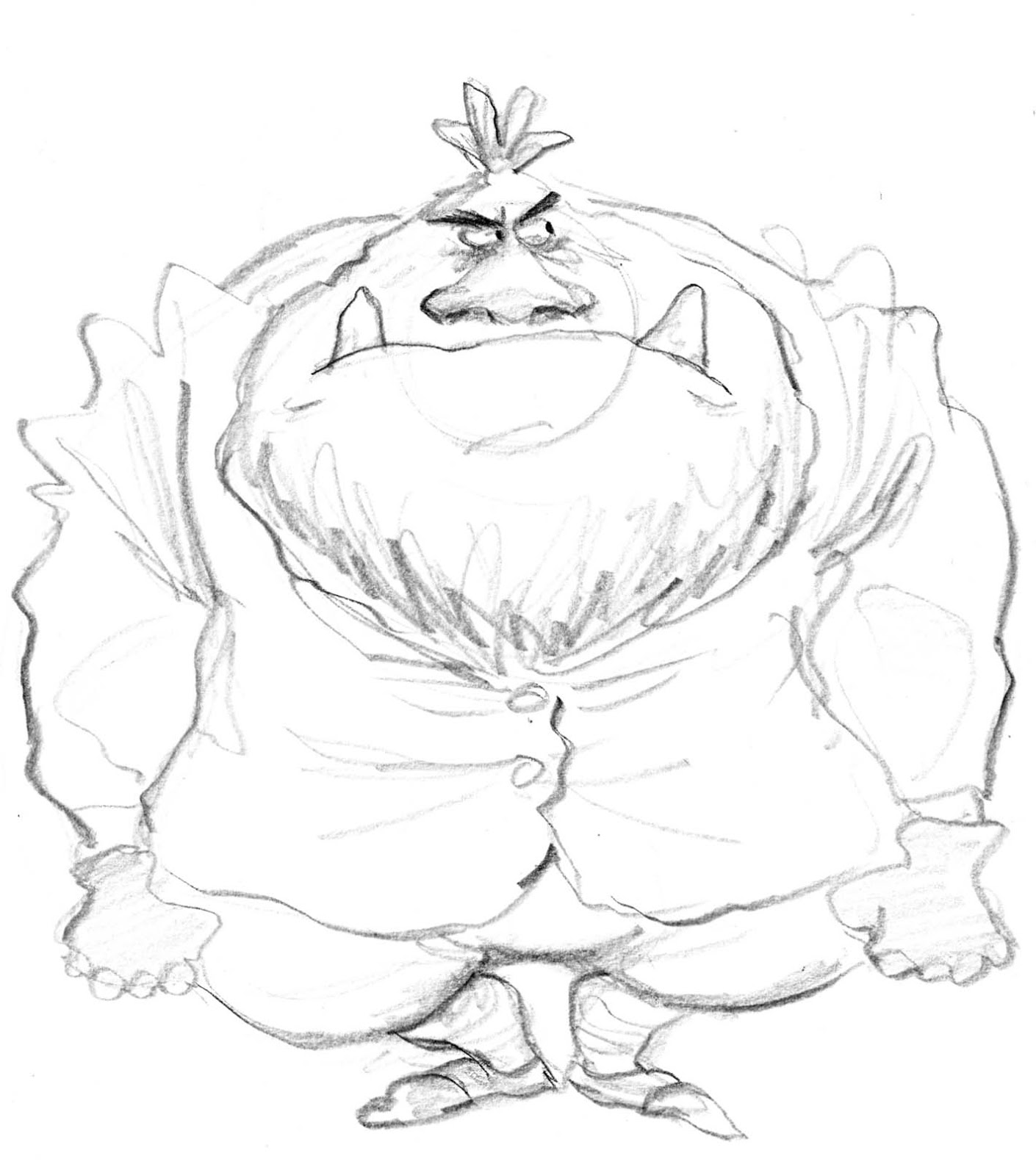 1410x1600 Ogre Drawing Photo Drawing Skill