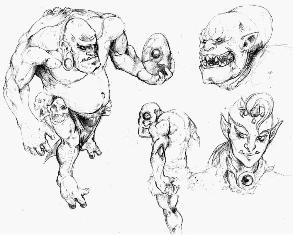 999x800 Trollogre Sketch By Darkstye