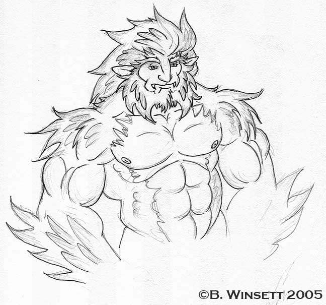 648x605 Feathered Ogre By Sasuga