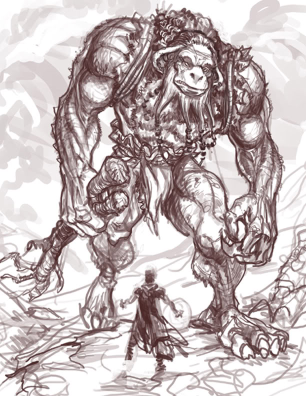 612x792 Ogre Drawing Image Drawing Skill