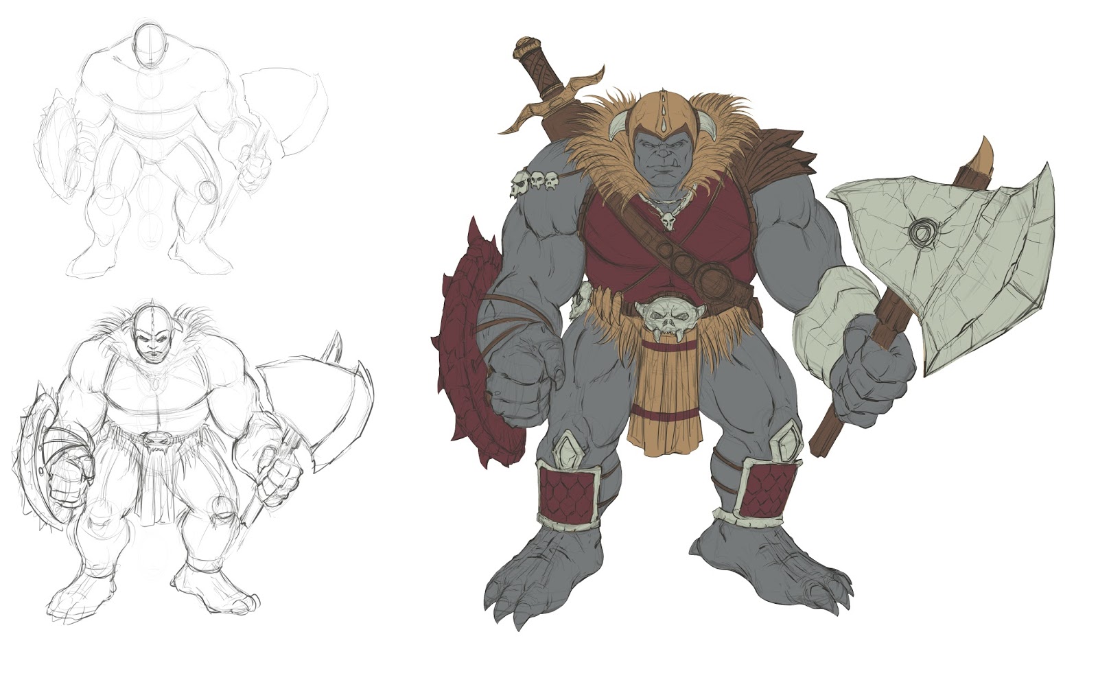 1600x991 Ram Studios Comics Learn To Draw And Paint An Ogre Concept