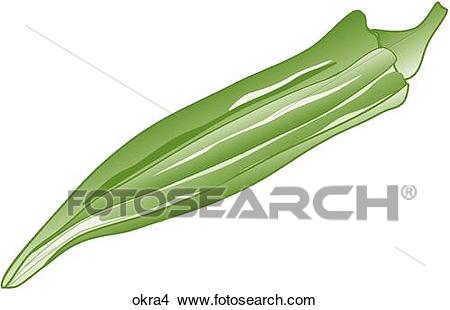 450x310 Okra Clipart Single