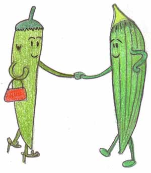 300x344 Okra With Tomatoes