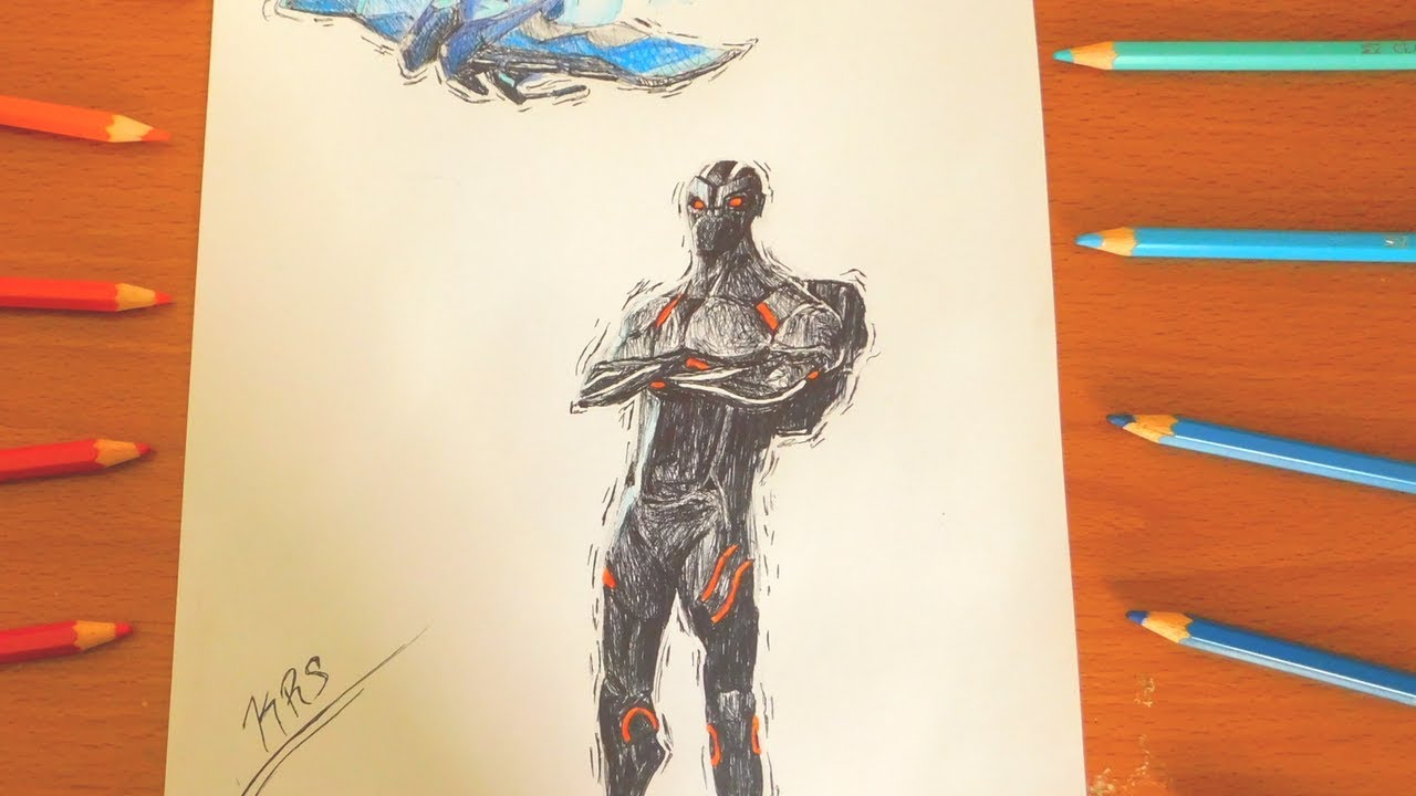 1280x720 Drawing New Omega Skin Fortnite Season 4