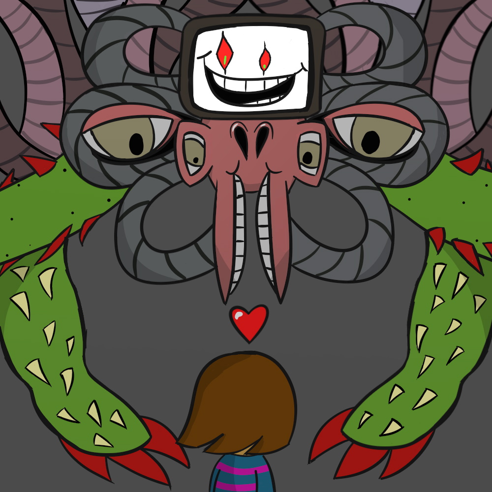 1000x1000 Omega Flowey By Dawnsartisty