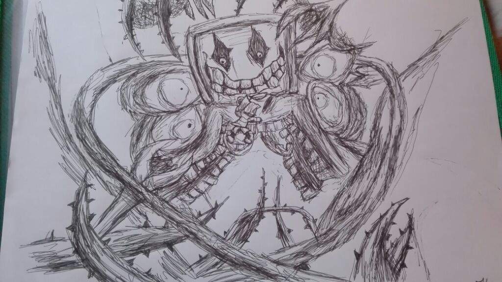 1024x575 Omega Flowey Drawing. (By Me) Undertale Amino