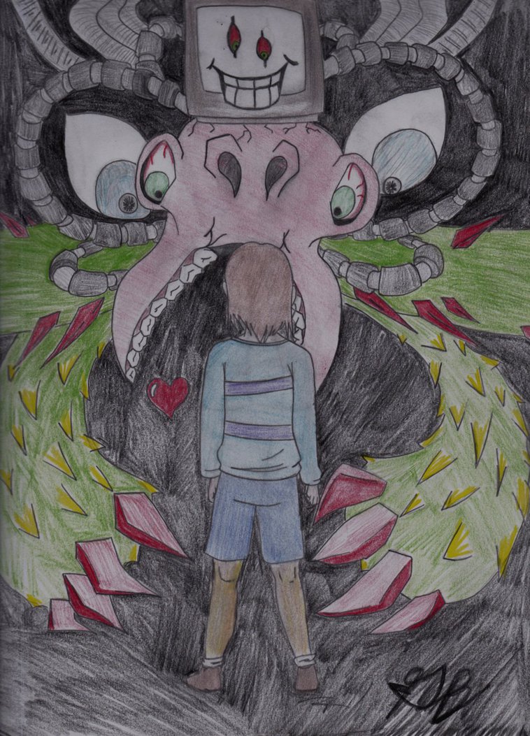 758x1053 Undertale Omega Flowey By Ninjakid121