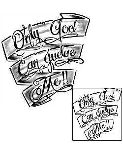 250x310 Collection Of Only God Can Judge Me Tattoo Drawing High