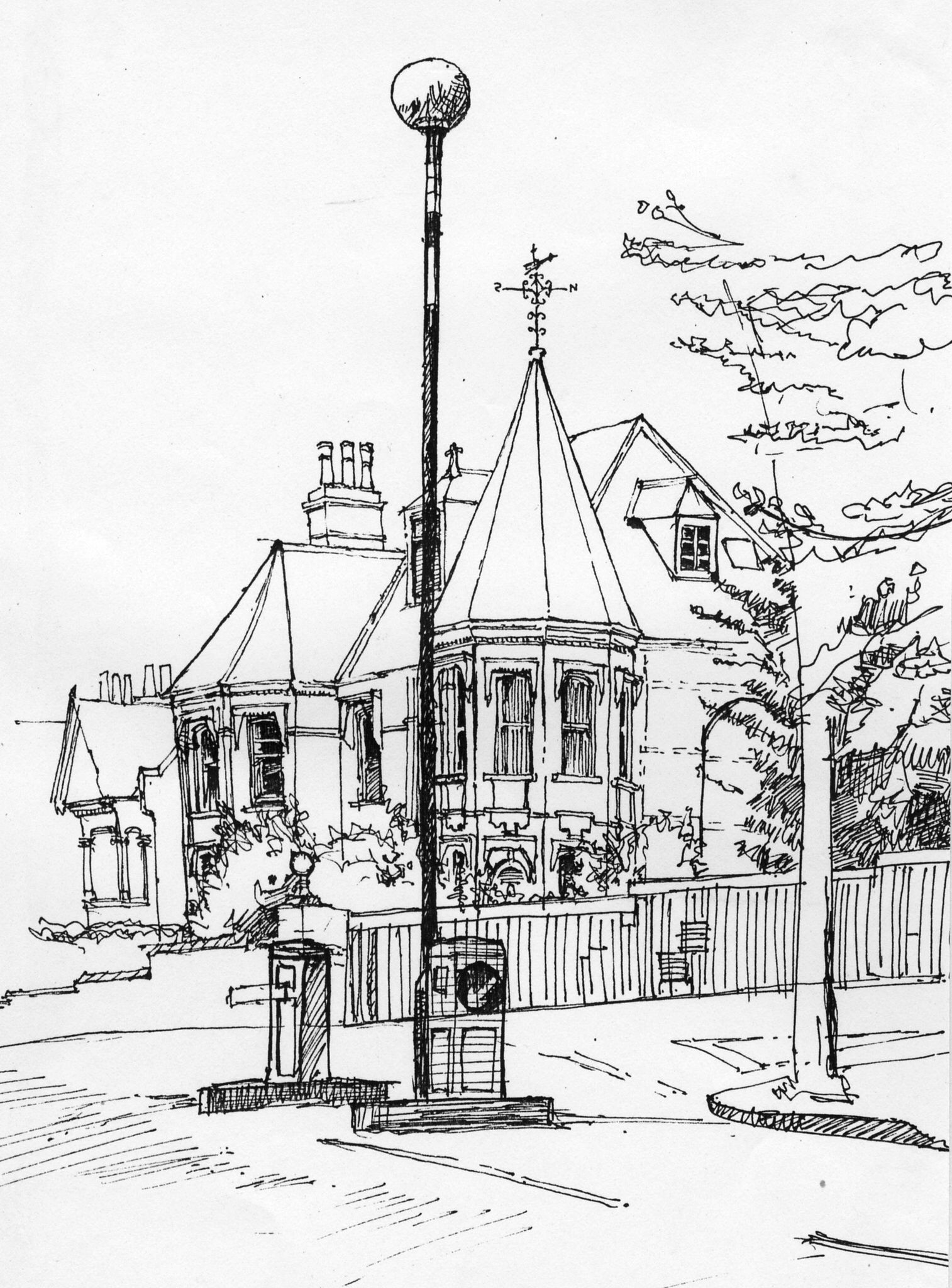1514x2048 Turreted House, Tiverton Road, London Nw10 Sketch