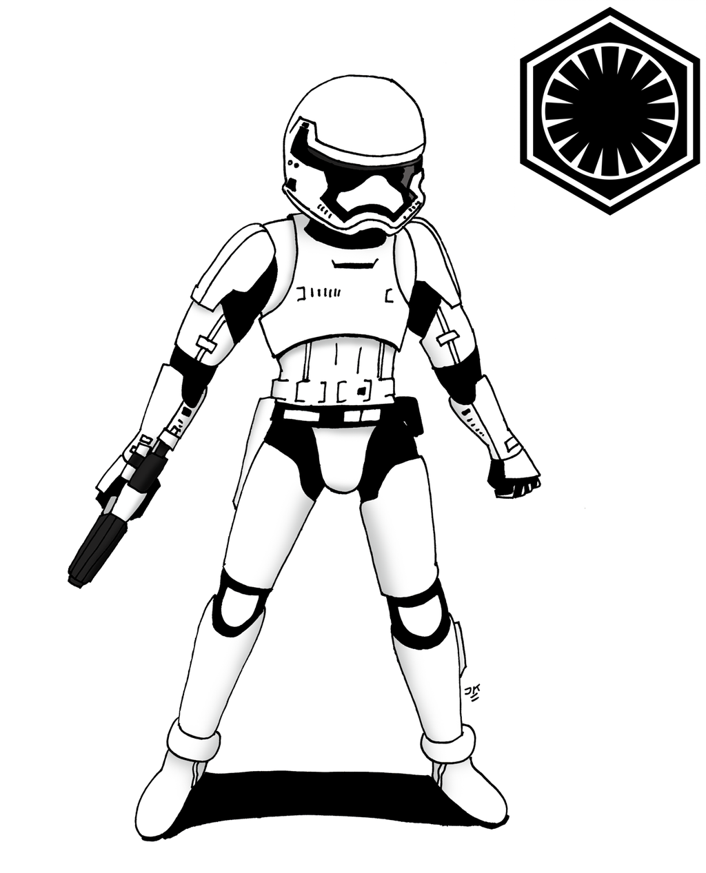 1024x1267 First Order Stormtrooper By Johnnyfive81