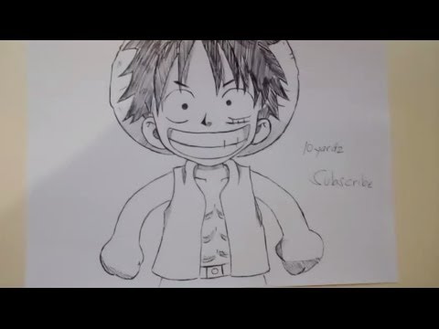 480x360 Monkey D. Luffy Speed Drawing (Using Ordinary Pen)