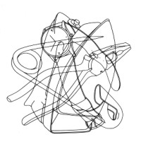 200x204 Drawing Michael Craig Martin And Line Drawing