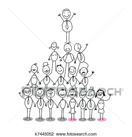 450x470 Organizational Chart Clip Art