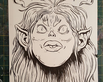 340x270 Face Palm Original Drawing