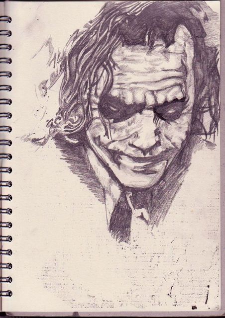 452x640 Joker Drawing Original Shade By Messypandas