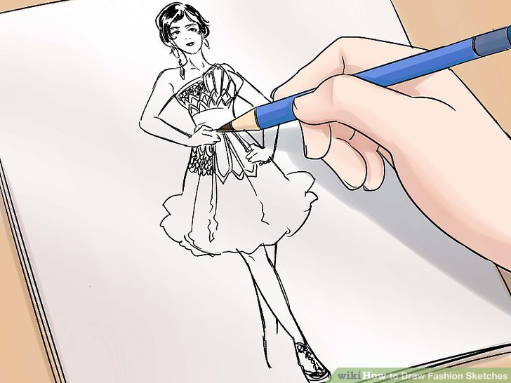 728x546 The Simplest Way To Draw Fashion Sketches